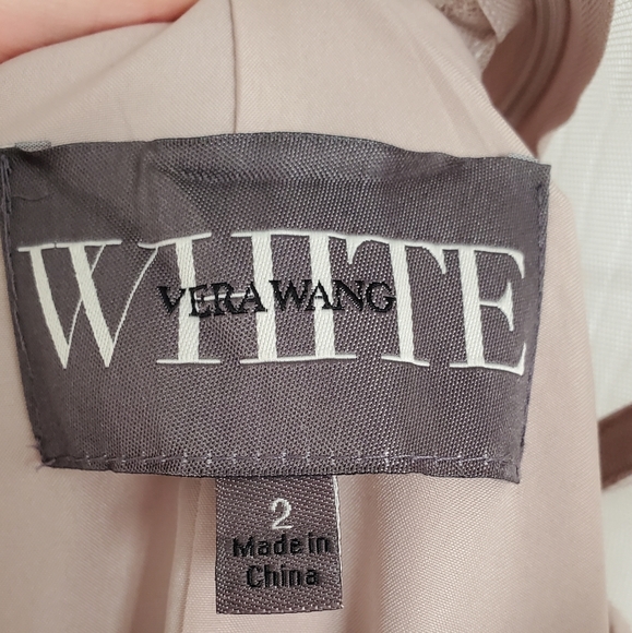 VERA WANG NEUTRAL DRESS - Picture 4 of 4